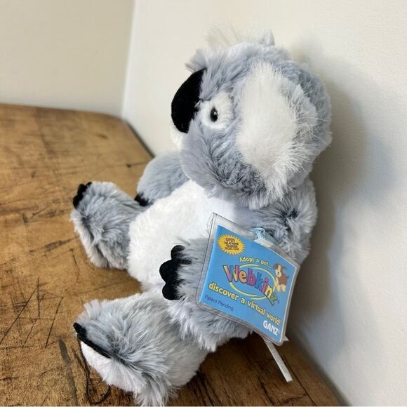 Ganz Vintage Gray & White Koala Webkinz Plush Stuffed Animal Toy 7" Great Used C - Picture 7 of 12